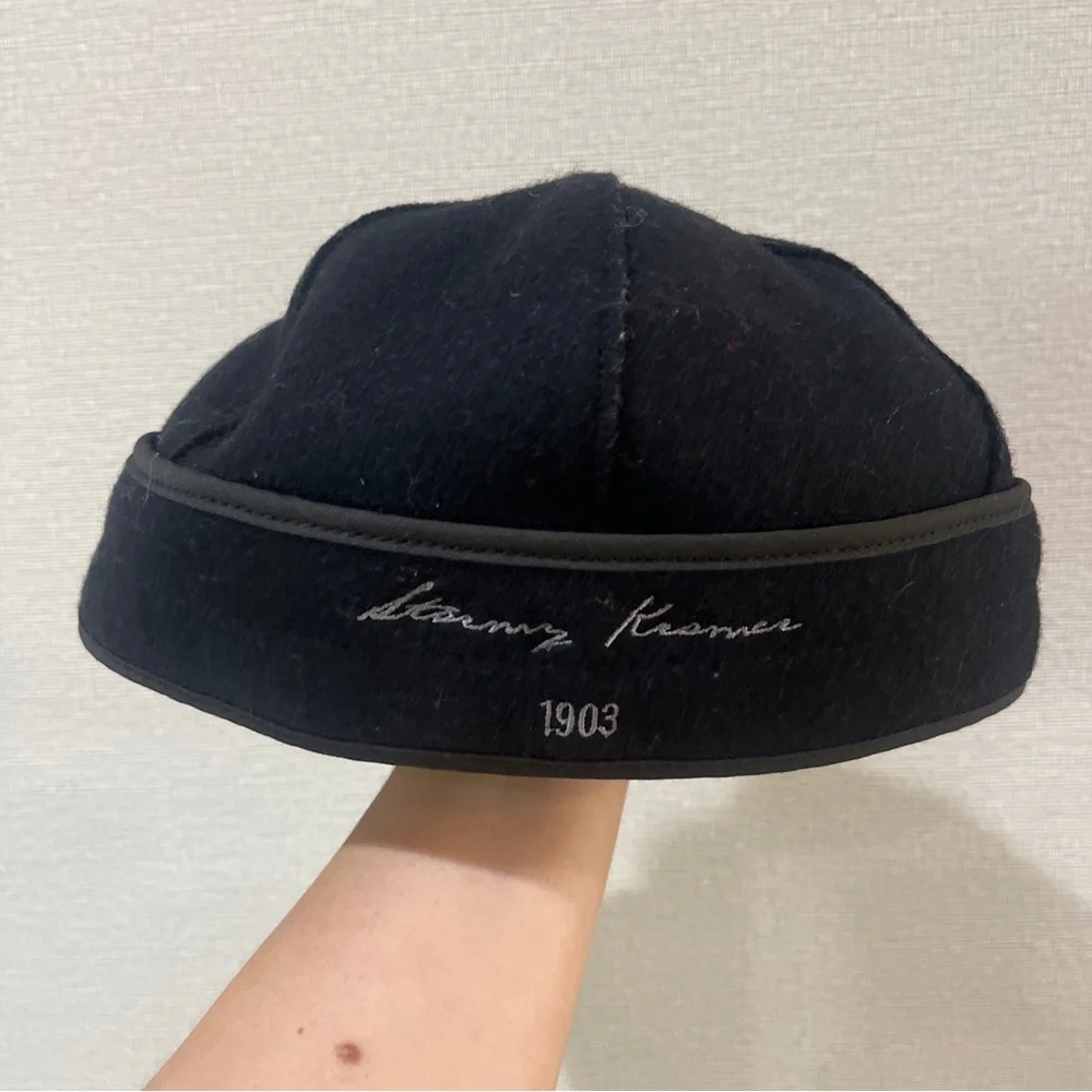 Vintage Leinenkugel’s Beer Stormy Kromer Cap, Black Size 7 5/8